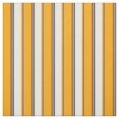 Tissu Gris, Brown, Orange, Blanc & Noir (Échantillon)