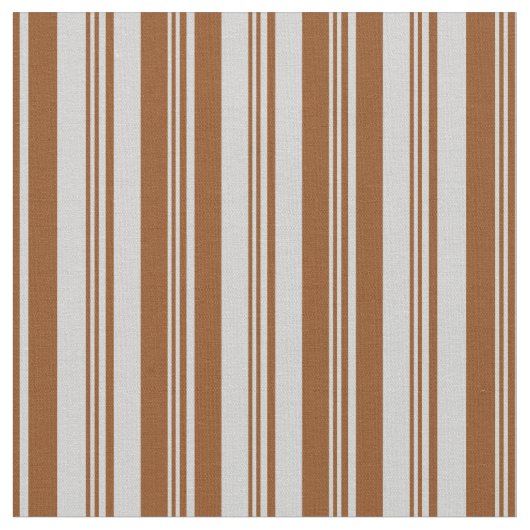 Tissu Gris clair et lignes Brown (Fermer)