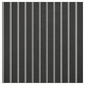 Tissu Gris clair et rayures noires (Échantillon)