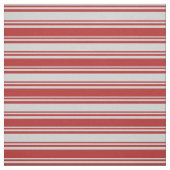 Tissu Gris clair et rayures rouges (Échantillon)