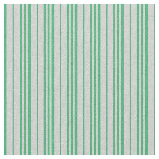 Tissu Gris clair et vert de mer Motif rayé/rayé (Fermer)