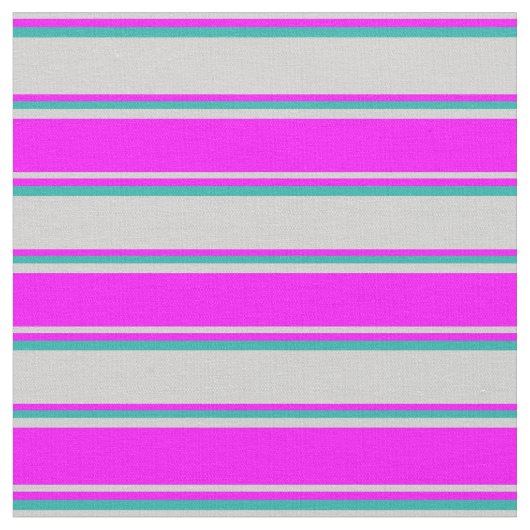 Tissu Gris clair, Fuchsia et vert clair (Fermer)