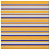 Tissu Gris clair, orange, sienne et lignes bleues (Échantillon)