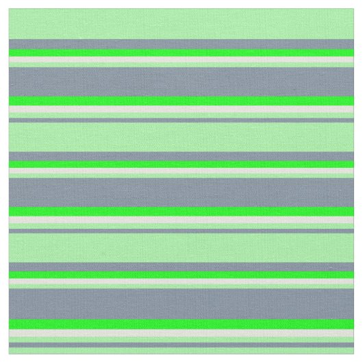 Tissu Gris clair, vert, beige et citron vert (Fermer)