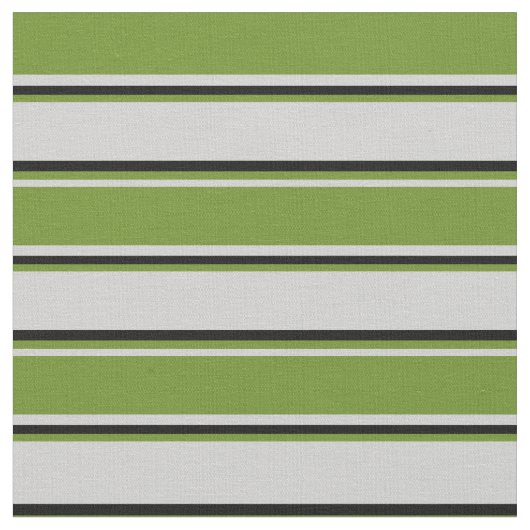 Tissu Gris clair, vert et noir (Fermer)