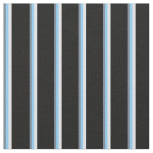 Tissu Gris d'ardoise, bleu ciel clair, lavande et noir