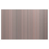 Tissu Gris d'ardoise foncée, lignes Saumons, blanches et (Yard)
