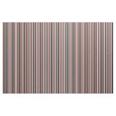 Tissu Gris d'ardoise foncée, lignes Saumons, blanches et (Fat Quarter)