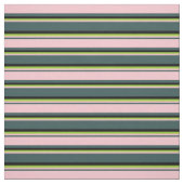 Tissu Gris d'ardoise foncée, rose, vert et noir (Échantillon)