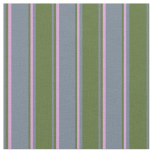 Tissu Gris d'ardoise, vert d'olive foncé et couleur prun