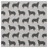 Tissu Gris de Bernese Mountain Dog (Échantillon)