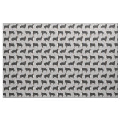 Tissu Gris de Bernese Mountain Dog (Fat Quarter)