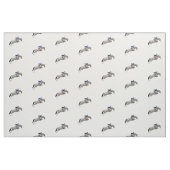 Tissu gris de cavalier de cheval de pullover (Fat Quarter)