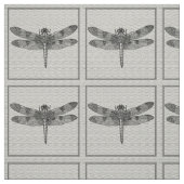 Tissu gris de libellule (Échantillon)