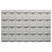 Tissu gris de libellule (Fat Quarter)