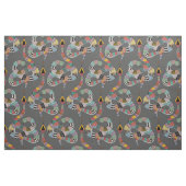 Tissu gris de serpent graphique (Fat Quarter)