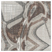 Tissu Gris et art Abstrait Brown (Fermer)