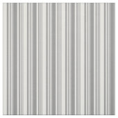 Tissu Gris et blanc Motif de rayures (Échantillon)
