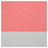 Tissu Gris et corail Gris Grandes échelles (Échantillon)