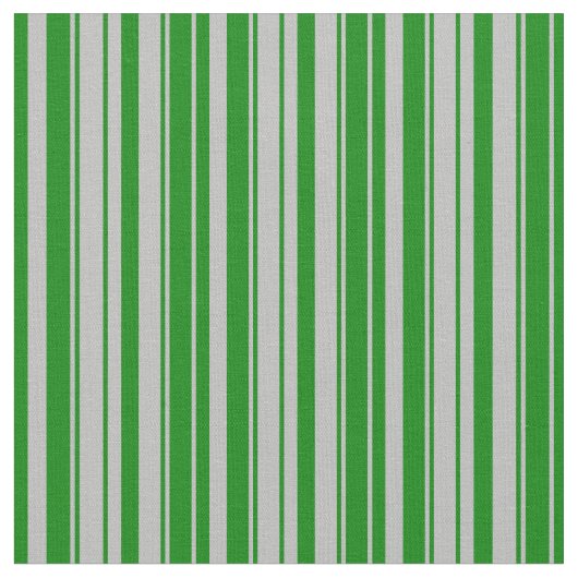 Tissu Gris et vert rayures (Fermer)