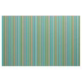 Tissu Gris foncé, Bisque, Lignes Brown et vertes (Yard)