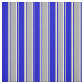 Tissu Gris foncé, Bleu et Jaune clair rayures (Échantillon)