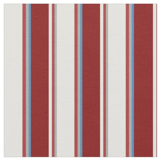 Tissu Gris foncé, Brown, Cyan clair, Maroon & Lignes ble (Fermer)