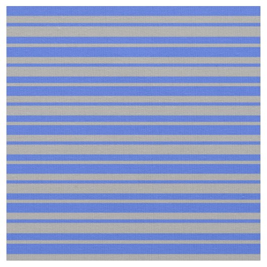Tissu Gris foncé et Bleu royal rayures (Fermer)
