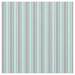 Tissu Gris foncé et rayures de couleur turquoise