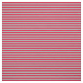 Tissu Gris foncé et rayures de Crimson (Échantillon)