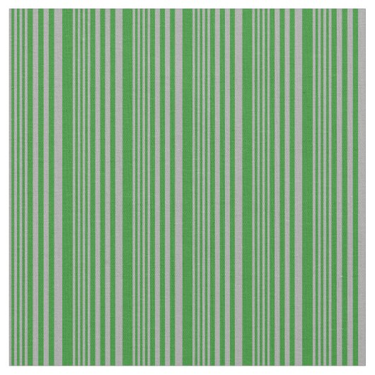 Tissu Gris foncé et vert de la forêt rayures de couleur (Fermer)