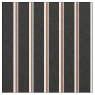 Tissu Gris foncé, Sienne, Jaune clair et lignes noires