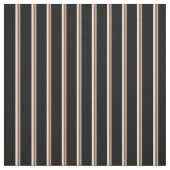 Tissu Gris foncé, Sienne, Jaune clair et lignes noires (Échantillon)