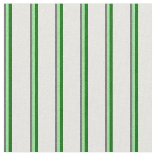 Tissu Gris foncé, Vert clair, Vert foncé & Blancs (Fermer)