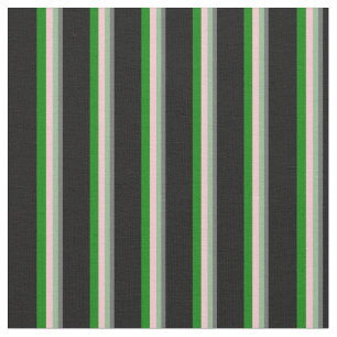 Tissu Gris foncé, Vert de la mer foncée, rose, vert et n