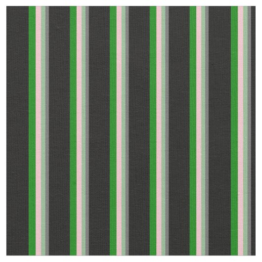 Tissu Gris foncé, Vert de la mer foncée, rose, vert et n (Fermer)