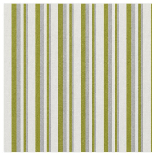 Tissu Gris foncé, vert et jaune clair rayures (Fermer)