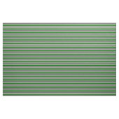 Tissu Gris foncé, vert foncé et rayures beiges (Yard)
