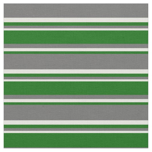 Tissu Gris foncé, vert foncé et rayures beiges (Fermer)