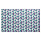 Tissu gris magenta turquoise (Yard)