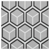 Tissu gris neutre d'impression de nid d'abeilles (Échantillon)