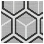 Tissu gris neutre d'impression de nid d'abeilles (Fermer)