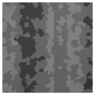 Tissu Gris Noir Motif Abstrait Irrégulier Design