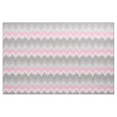Tissu Gris rose Chevron Ombre Fade Abstrait (Yard)