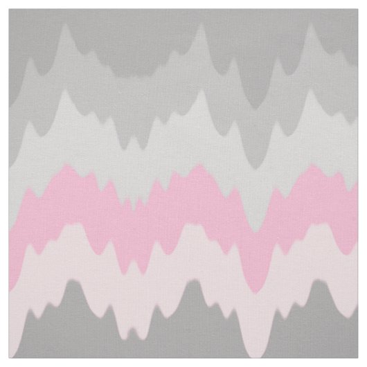 Tissu Gris rose Chevron Ombre Fade Abstrait (Échantillon)