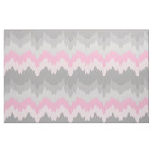 Tissu Gris rose Chevron Ombre Fade Abstrait (Fat Quarter)