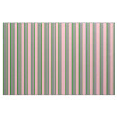 Tissu Gris, rose clair et Motif vert (Fat Quarter)