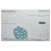 Tissu Gris Tranquille Composition d'art no2 (Fat Quarter)