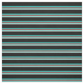 Tissu Gris, Turquoise, Brown, Vert de mer clair & Noir (Échantillon)