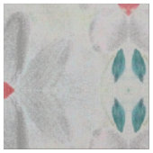 Tissu Gris Turquoise Et Rouge (Fermer)